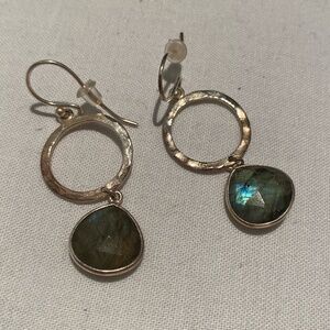 Sterling Silver & Chalcedony Earrings